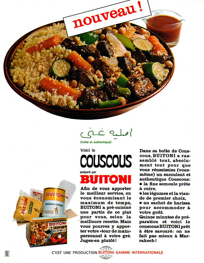 Advert Buitoni 1966
