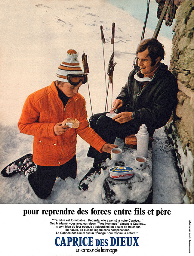 Advert Caprice des Dieux 1971