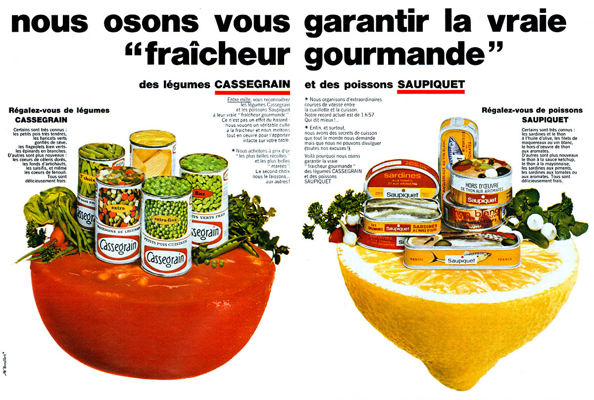 Advert Cassegrain 1969