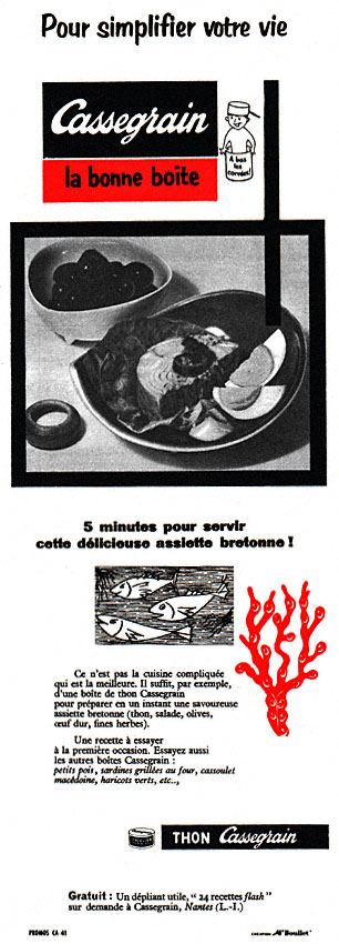 Advert Cassegrain 1956