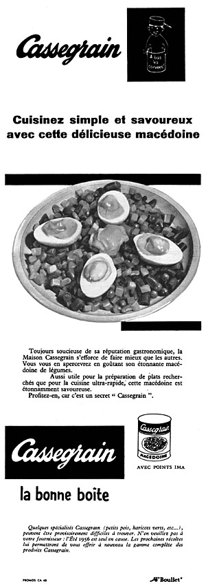 Advert Cassegrain 1957