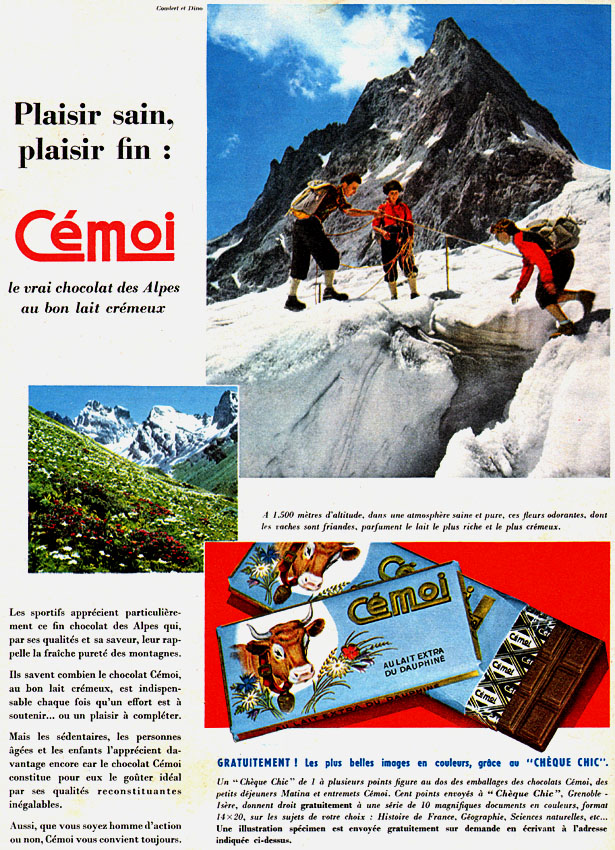 Advert Cemoi 1955