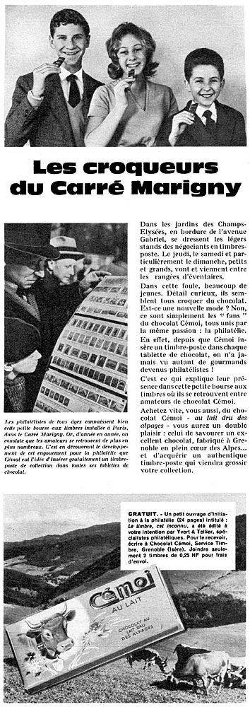 Advert Cemoi 1960