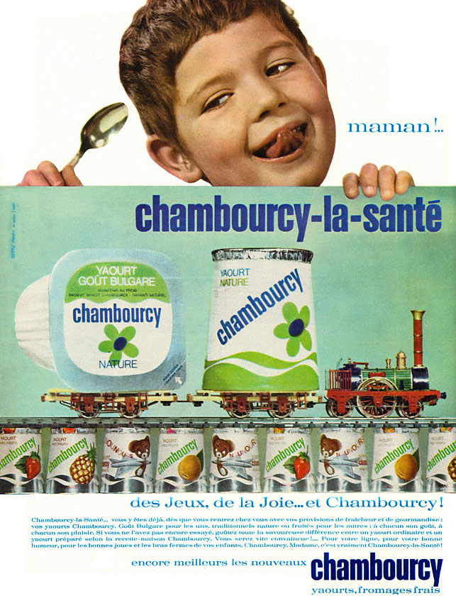 Advert Chambourcy 1965