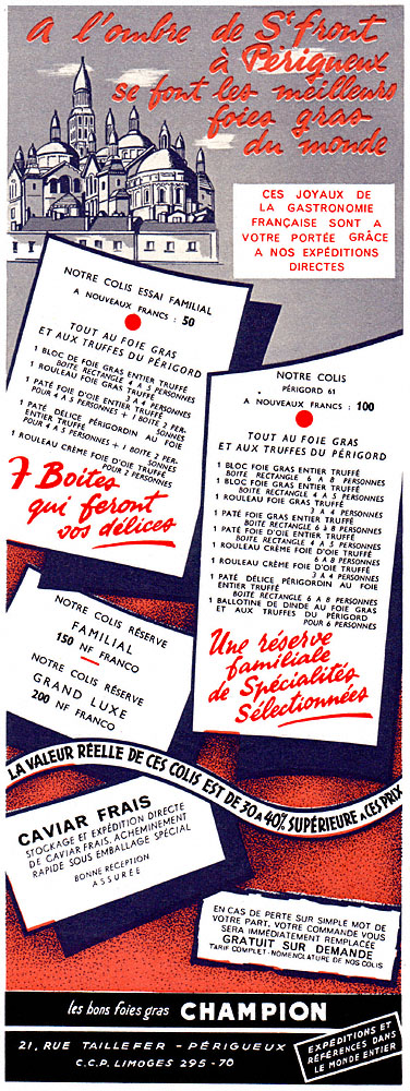 Advert Champion 1960