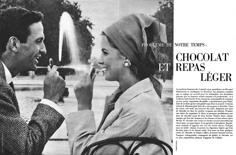 Advert Chocolat 1962