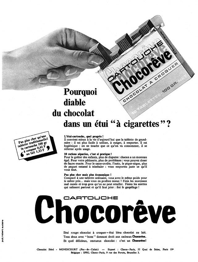 Advert Chocorve 1966