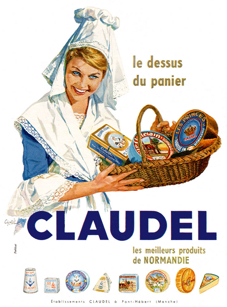 Advert Claudel 1960