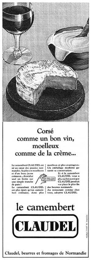 Advert Claudel 1964