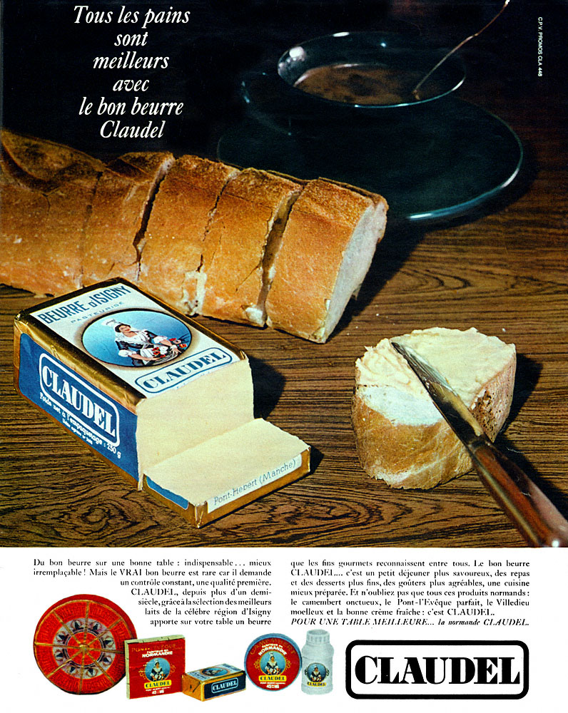 Advert Claudel 1966