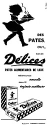 Advert Dlices 1952