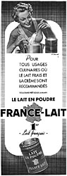 BrandFrance Lait 1953