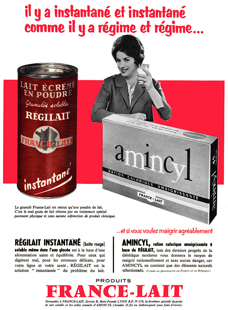 Advert France Lait 1959