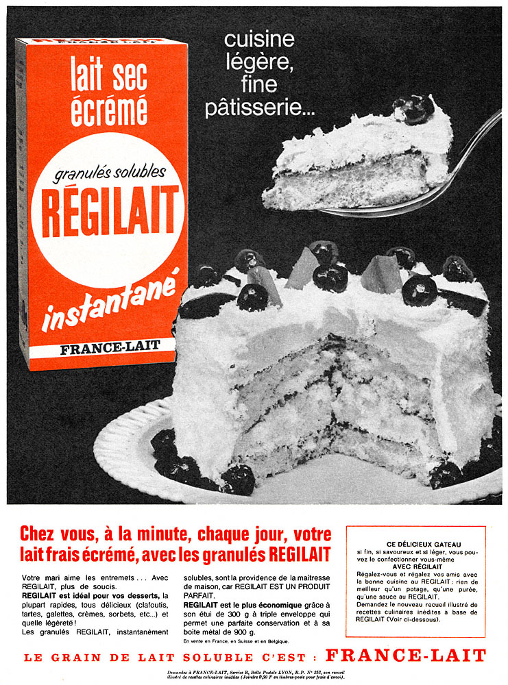 Advert France Lait 1964