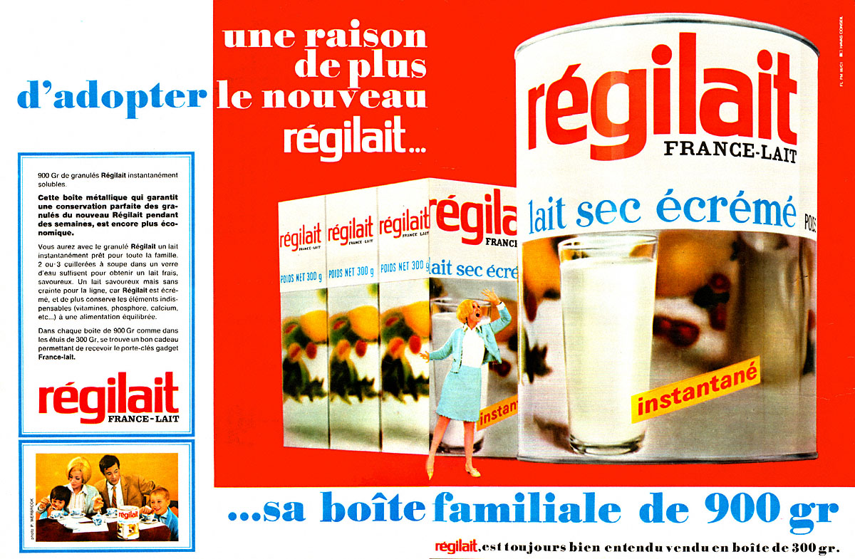 Advert France Lait 1966