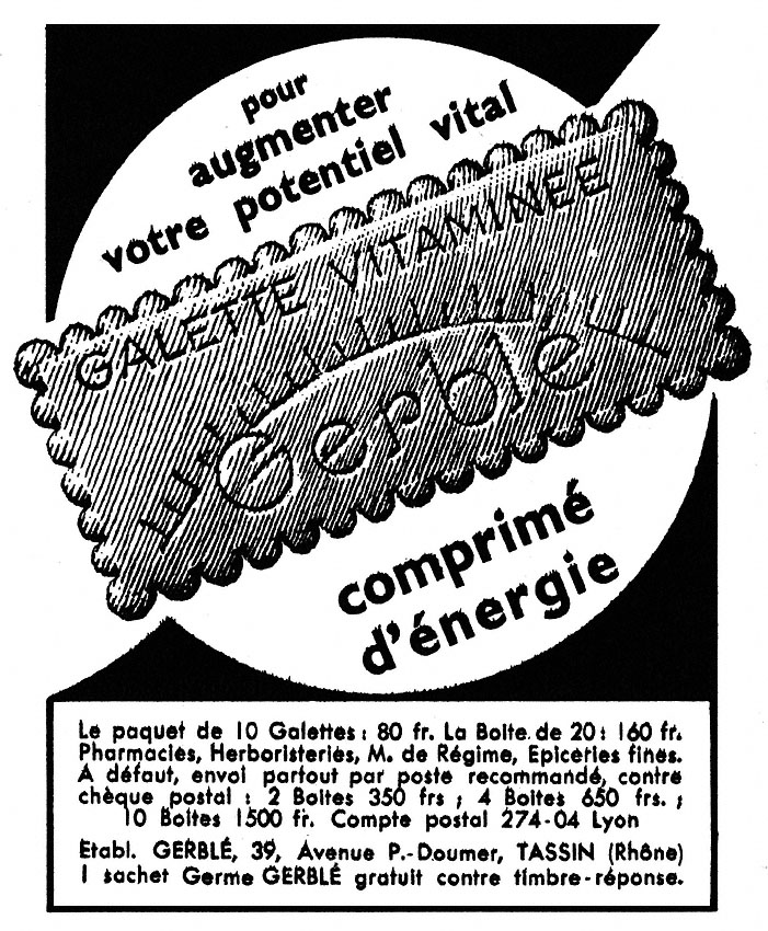 Advert Gerbl 1953