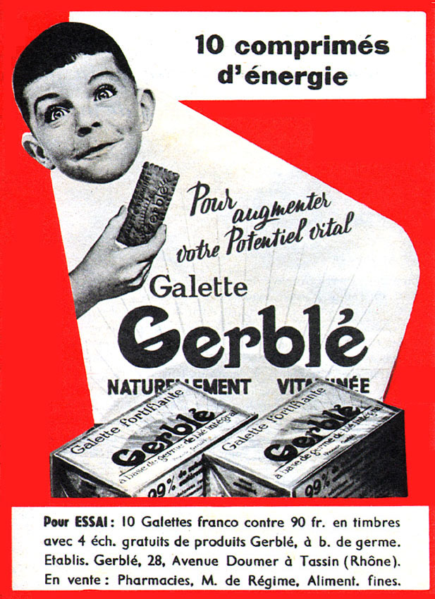 Advert Gerbl 1956