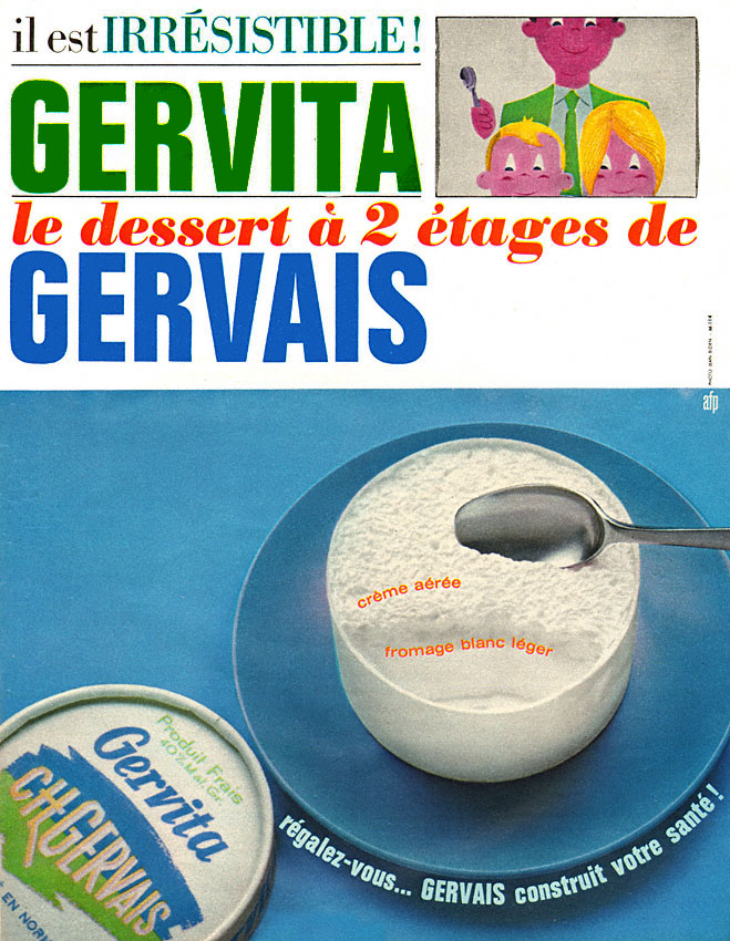 Advert Gervais 1964
