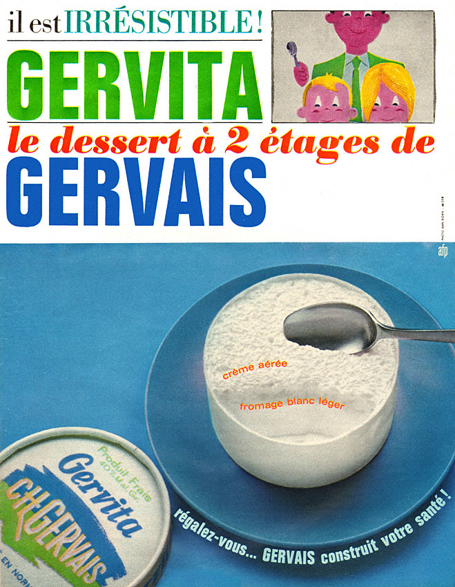 Advert Gervais 1964