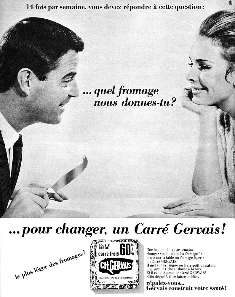 Advert Gervais 1965