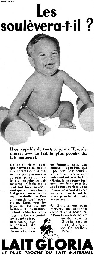 Advert Gloria 1953