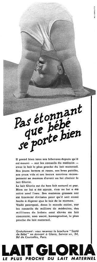 Advert Gloria 1954