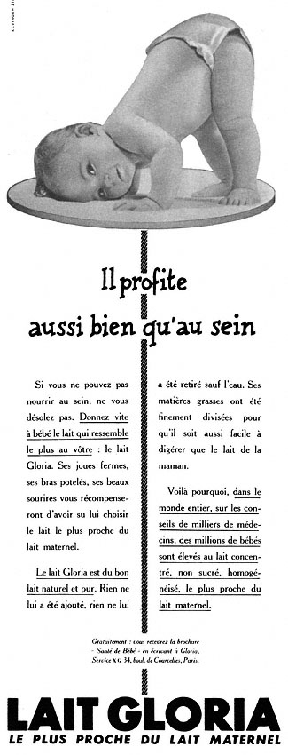 Advert Gloria 1954