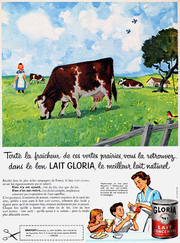 Advert Gloria 1958