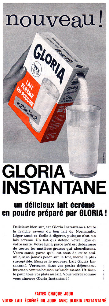 Advert Gloria 1962