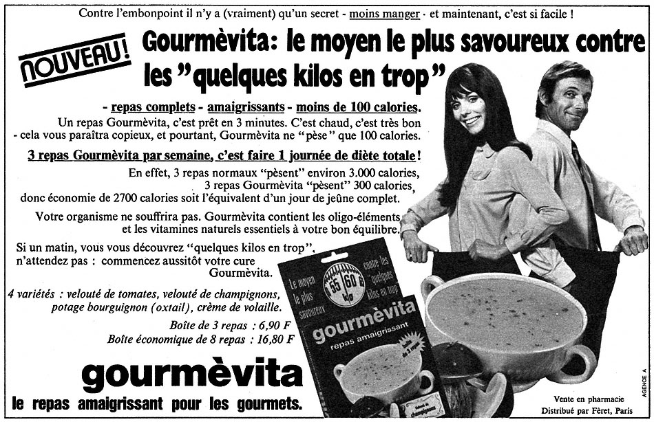 Advert Gourmvita 1972