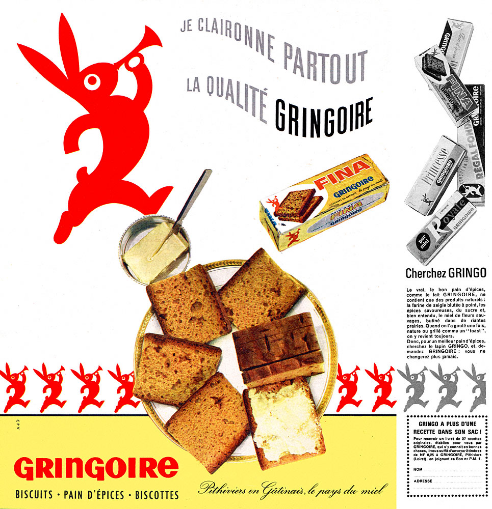Advert Gringoire 1962