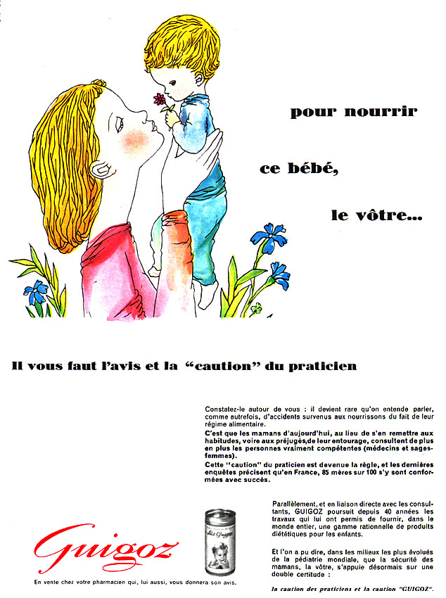 Advert Guigoz 1960