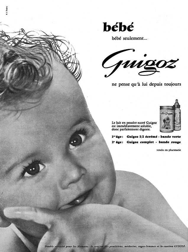 Advert Guigoz 1962