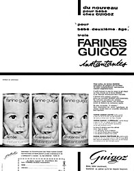 Advert Guigoz 1962