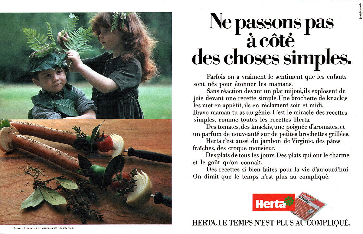 Advert Herta 1986