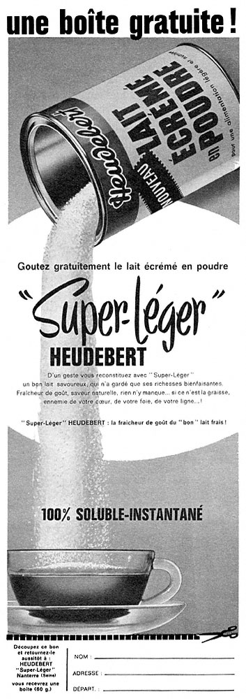 Advert Heudebert 1961