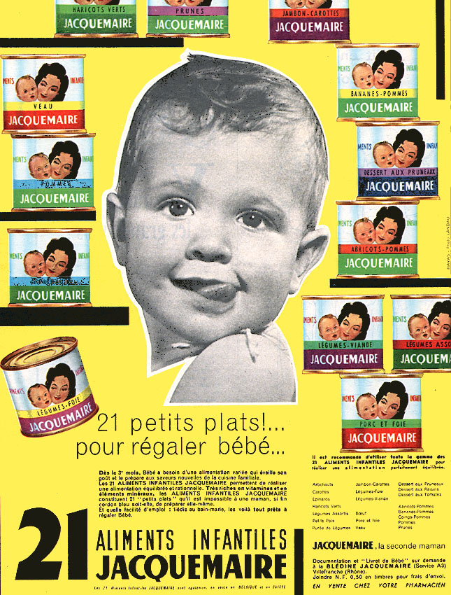 Advert Jacquemaire 1960