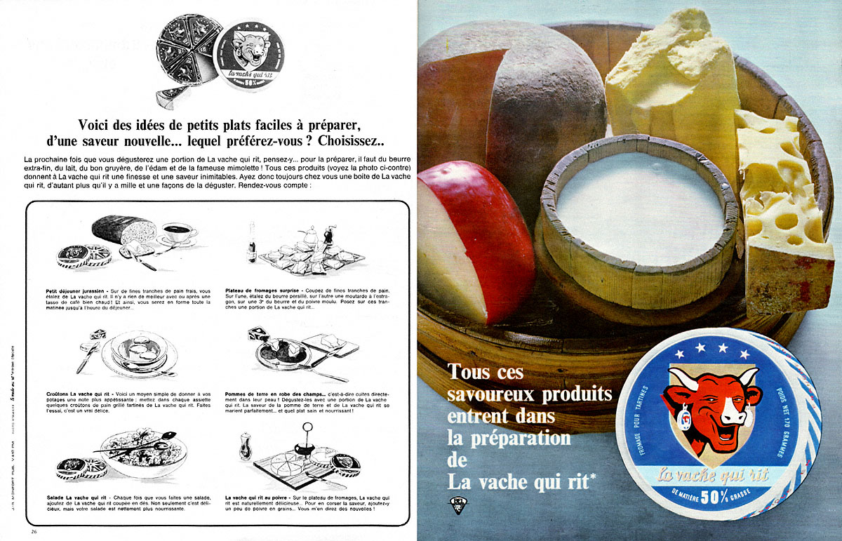Advert La Vache Qui Rit 1965