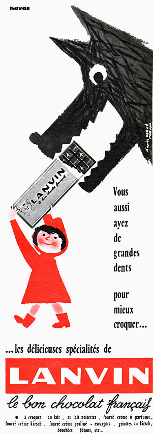 Advert Lanvin 1961