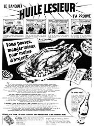 Advert Lesieur 1955