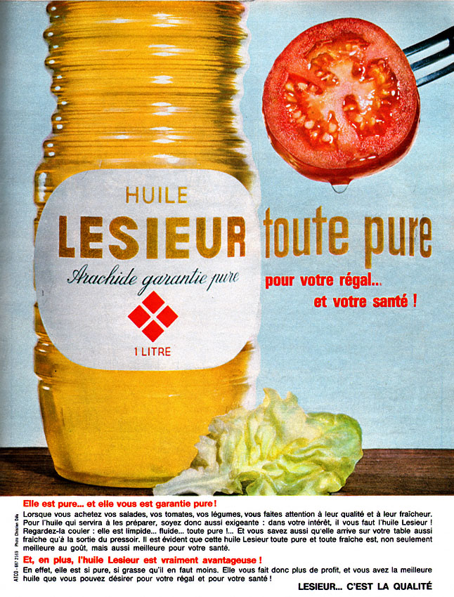 Advert Lesieur 1964