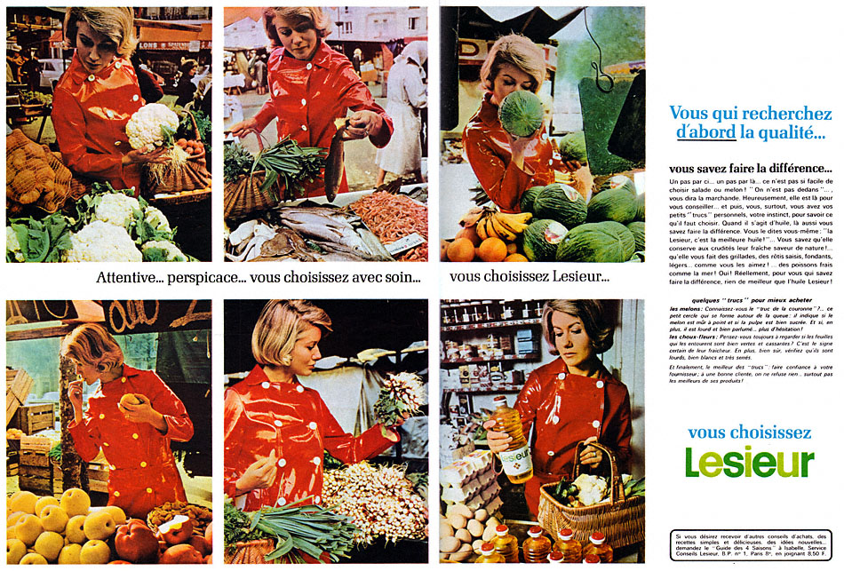 Advert Lesieur 1966