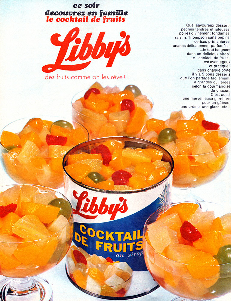 Advert Libbys 1968