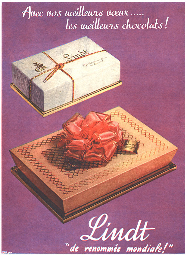 Advert Lindt 1957