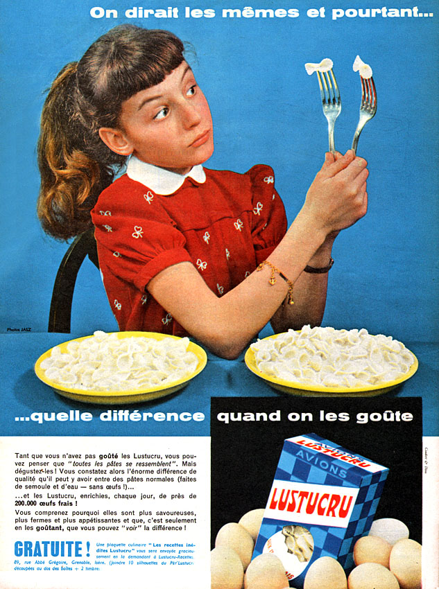 Advert Lustucru 1959