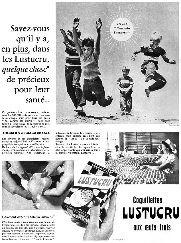 Advert Lustucru 1960