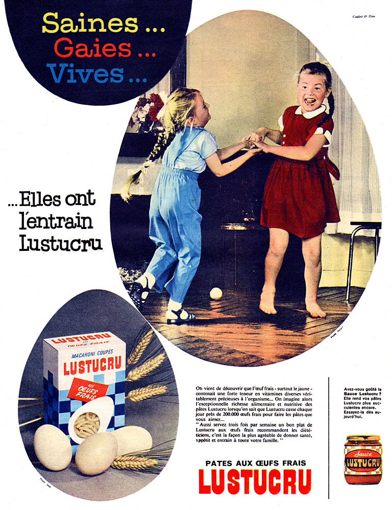 Advert Lustucru 1961