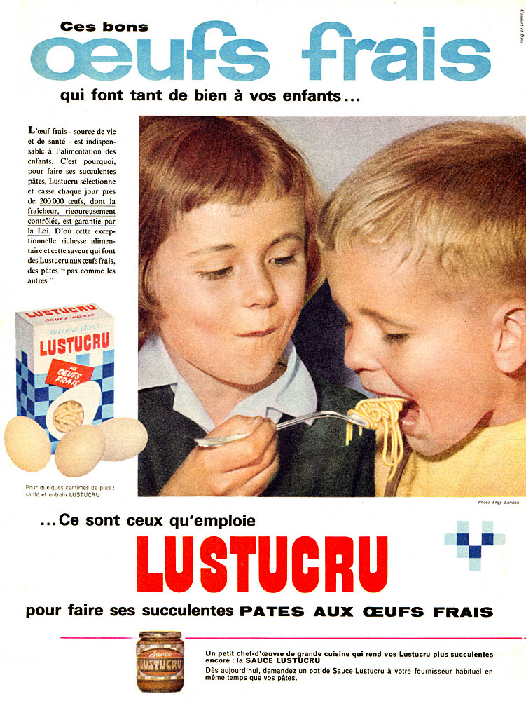 Advert Lustucru 1962