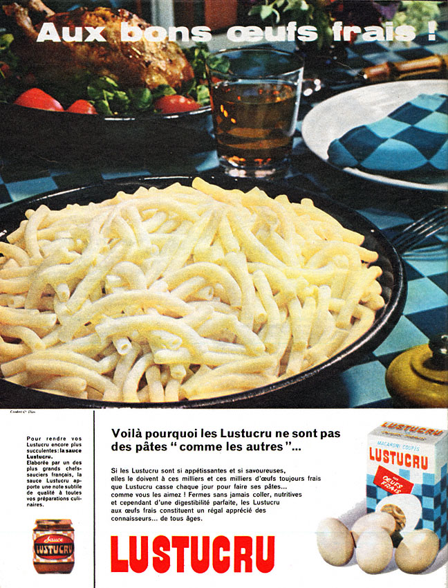 Advert Lustucru 1962