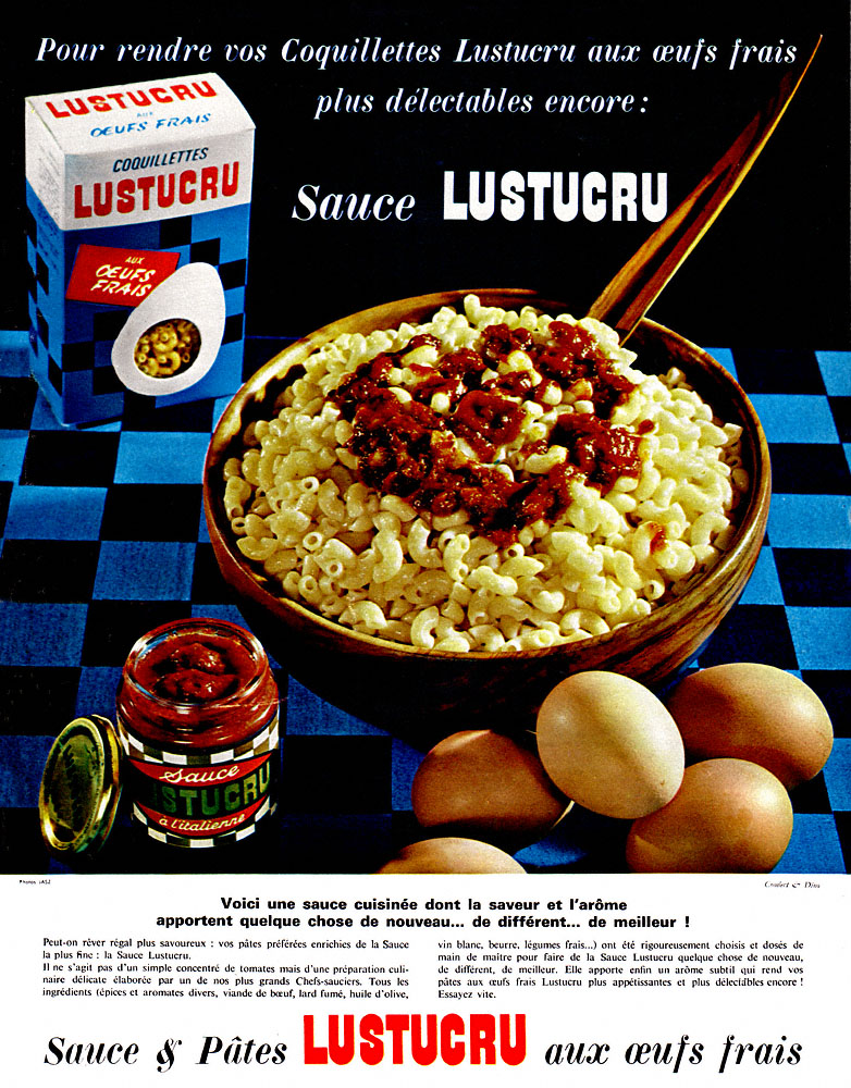 Advert Lustucru 1964
